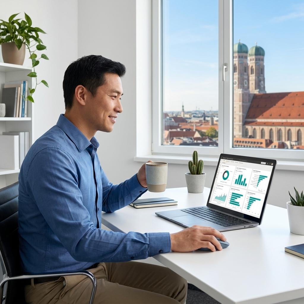 Digitalisierung mit KI im Mittelstand — DBI Analytics Team im Austausch in München